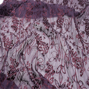 Mysterious Purple Western Country New Arrival Safe Silk Burn Out Fabric <span class=keywords><strong>2024</strong></span> Opal Sext Transparent for Men Women Shirt Dress - Product Image 2