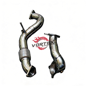 Système d'échappement léger haute performance en alliage de titane bleu brûlé Vortex pour Type-R FK8 I8 1.5T, ajustement universel 1.2mm 24 - Product Image 2