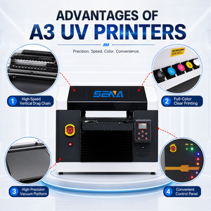 Small UV <b>Printer</b> Direct on A3 UV Flatbed Inkjet <b>Printer</b> for ID Card Box Phonecase Acrylic DIY Pattern <b>Sticker</b> <b>Machine</b> - Product Image 2
