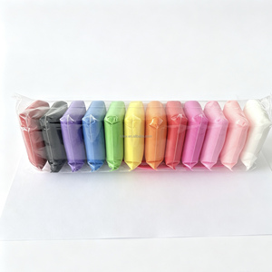 12 COULEURS CLAY CROWN Pâte à modeler super légère séchant à l'air, non toxique, personnalisable, pour cosplay, slime, artisanat DIY, pour le développement des enfants - Product Image 3