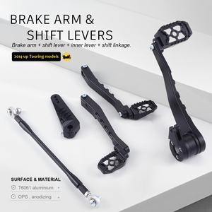 Kit de marchepieds pour <span class=keywords><strong>Harley</strong></span> MX, aluminium CNC noir, style MX, Touring Electra Street Glide Road King 2014-2024 - Product Image 5