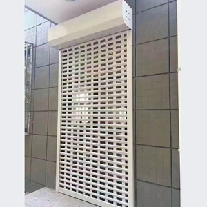 Persiana Enrollable Perforada de Aleación de Aluminio Moderna, Resistente a los Rayos UV y Antirrobo, para Uso en Exteriores de Supermercados - Product Image 1