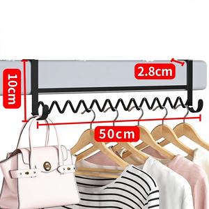 Porte-vêtements <span class=keywords><strong>suspendu</strong></span> pour <span class=keywords><strong>lit</strong></span> <span class=keywords><strong>de</strong></span> dortoir sans perçage, porte-vêtements monté sur le <span class=keywords><strong>cadre</strong></span> du <span class=keywords><strong>lit</strong></span> pour les lits superposés universitaires, conception à forte capacité <span class=keywords><strong>de</strong></span> charge - Product Image 5