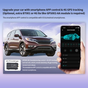 EASYGUARD Démarreur à distance PKE Plug & Play compatible avec Honda Elysion, Crider, XRV, CRV, AVANCIER, Greiz, Civic avec démarrage d'allumage OEM - Product Image 6