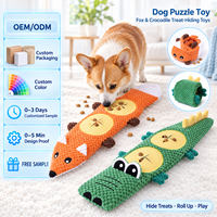 Jouet en peluche interactif et couineur pour chien, en forme de fourrure, pour le jeu et la stimulation, vente en gros, offre spéciale