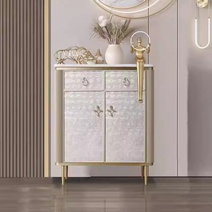 Meuble de rangement en bois moderne et simple de luxe italien, buffet, meuble à chaussures pour le salon, entrée, nouvelles coquilles pour la chambre à coucher - Product Image 5