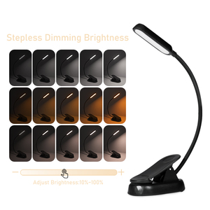 Novedad 2025 <span class=keywords><strong>Luz</strong></span> de Lectura Mini de 120lm con Clip LED y Logo Personalizado Recargable por USB <span class=keywords><strong>para</strong></span> <span class=keywords><strong>Leer</strong></span> en la Cama - Product Image 5
