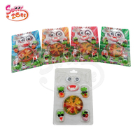 Bonbons gélifiés doux et savoureux en forme de lapin radis, pizza et légumes