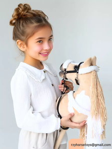 Cavalinho de Pau DR, Brinquedos de Pelúcia Cavalinho de Pau com Som Realista e Som de Galope - Product Image 3