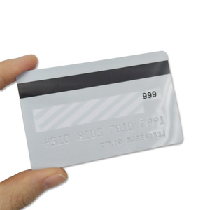 Customized printing real chip embossed number plastic business card like credit card - Product Image 3