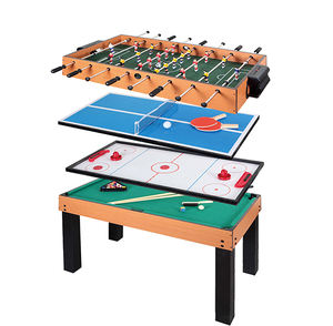 Fabriek Hot Selling 4 In 1 Multi-Functionele Spel Tafel Indoor Games Met Air Hockey En Voetbal Bal Pooltafel Voor Kinderen