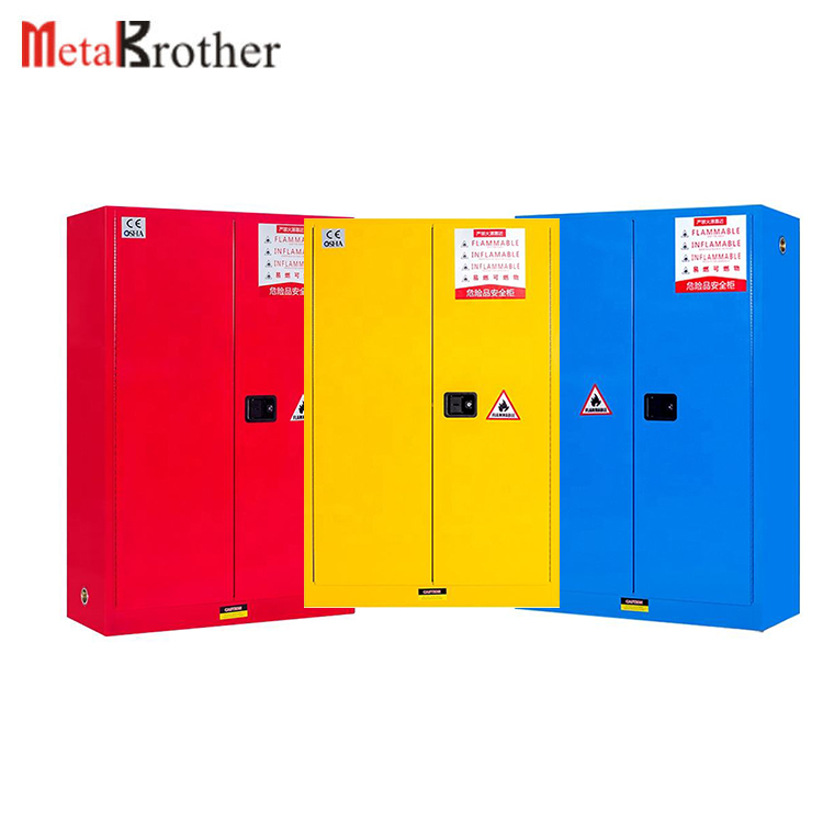 45 Gallon Liquid Flammable Safety Cabinet Lab Acid Chemical Storage Cabinet for Laboratory Hospital Flammable Storage Locker