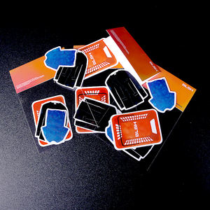 Venta al por mayor de pegatinas de vinilo personalizadas, etiquetas adhesivas troqueladas en bolsas, juegos de impresión de etiquetas de tarjetas con cabeza troquelada - Product Image 6