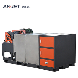 ماكينة تنظيف Amjet لإلغاء حجب الأنابيب 180bar 17gpm مع خزان مياه لتر وصندوق أدوات - Product Image 3