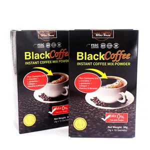 温斯顿香气苦味黑速溶咖啡适合排毒咖啡万松堂自有品牌定制欢迎