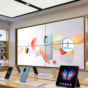 Pantalla de Animación para Video Wall LCD, Pantalla de Bienvenida a Todo Color 4K, Bisel Estrecho, Clasificación IP54, Alto Brillo, Uso en Interiores, <span class=keywords><strong>Tiendas</strong></span> Minoristas - Product Image 1