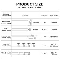TF SFX PC Güç Kaynağı 300W 400W 500W 600W 650W 700W 750W 80plus Gold Modüler PSU Masaüstü Sunucu Oyun Bilgisayarı Stokta