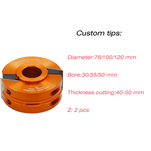 Cabezal de Corte Industrial Personalizado para Máquinas, Herramientas de Precisión para Corte de Madera, Cabezal de Corte de Alta Resistencia para Uso en Taller - Product Image 4