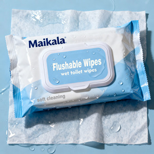 Customizable OEM ODM <b>Flushable</b> <b>Wet</b> toilet <b>Wipes</b> High-efficiency Sterilization <b>Flushable</b> <b>Wet</b> <b>Wipes</b> Tissue Paper - Product Image 3