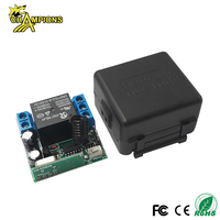 Commutateur de télécommande sans fil 12V 10A Module récepteur relais 1CH émetteur RF 433 Mhz télécommande