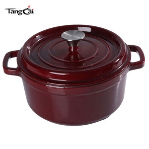 Casserole <span class=keywords><strong>en</strong></span> <span class=keywords><strong>fonte</strong></span> émaillée DTC Brands Supplier, grande taille 24 cm (5 QT), ronde, type Dutch Oven, compatible four jusqu'à 500°C °   Couleur Pantone prise <span class=keywords><strong>en</strong></span> charge - Product Image 5