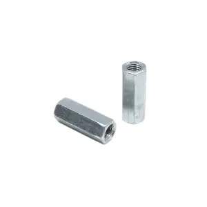 M10 x 1.25x30mm giunto ad asta lunga dado esagonale acciaio inossidabile 304 M16 M20 dado di accoppiamento