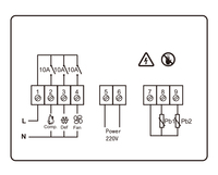 EK3030 Smart Digital Thermostat Temperature Controller (-40~99) for Freezer Incubator Customized OEM ODM Support 12-Month