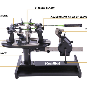 Machine à cordage manuelle double usage pour raquettes de tennis et de badminton KMT-Table – Achetez la machine à cordage de badminton KMT-Table M - Product Image 1