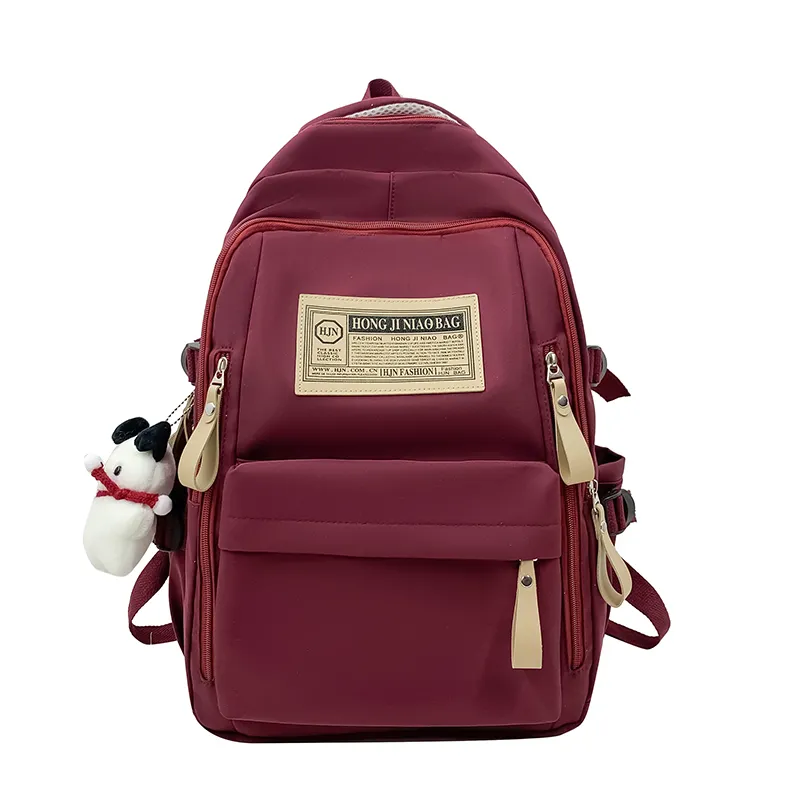 Wholesale Vintage Girl School Bag Backpack for Teenager Girl Fashion Schoolbag Waterproof Custom Logo Laptop Bag