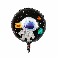 Décorations de fête d'anniversaire pour enfants Kit de guirlande de ballons de l'espace extra-atmosphérique de l'univers inclus ballons de fusée UFO astronaute