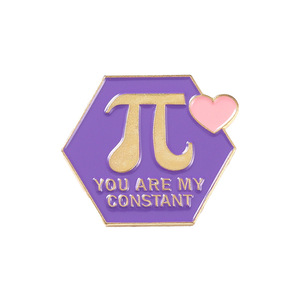 Broche de conception créative avec phrase émotionnelle sur le thème des mathématiques et de la chimie, pour corsage, sac à dos, chemisier, cadeaux, bijoux de mode - Product Image 2