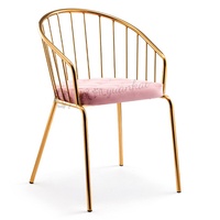 Boutique de beauté de luxe légère populaire dédiée table de manucure de chaise simple de type amour table de manucure