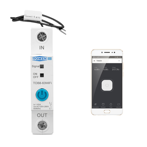 63A Ewelink เฟส <span class=keywords><strong>WIFI</strong></span> Smart Energy กิโลวัตต์วัดการตรวจสอบวงจร Breaker รีเลย์ตัวจับเวลาสำหรับ Smart Home TOMZN - Product Image 1
