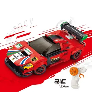 Achko modèle bloc 1:20 compatible avec Technic Legoing Rc Super voiture de course blocs de construction jouets pour enfants