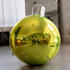 Đa màu Inflatable gương bóng lớn bóng bóng phản quang <span class=keywords><strong>PVC</strong></span> bóng khổng lồ Sphere cho Giáng sinh sự Kiện Đảng trang trí đám cưới - Product Image 4