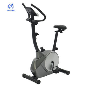 Vélo d'exercice électrique compact <span class=keywords><strong>Pro</strong></span> Fitness de haute qualité avec résistance réglable, écran LCD et cadre en acier pour usage domestique intérieur - Product Image 1