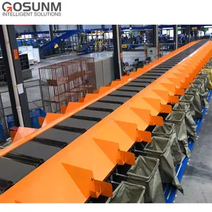 Gosunm vendita calda ad alta velocità a cinghia incrociata lineare ad alte prestazioni su misura Design modulare lineare Crossbelt sistema di smistamento - Product Image 4