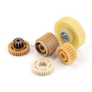 <span class=keywords><strong>Kit</strong></span> de engranaje recto de nailon plástico mini moldeado por inyección de engranajes de plástico de 12 dientes personalizado - Product Image 1