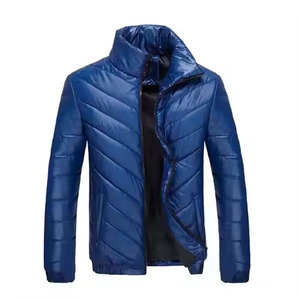 Doudoune matelassée d'hiver pour hommes personnalisée d'extérieur Bulle imperméable à capuche Col montant réversible Toile Style High Street - Product Image 4