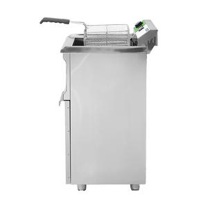 <span class=keywords><strong>Friteuse</strong></span> électrique sur pied de 16 L <span class=keywords><strong>avec</strong></span> armoire, <span class=keywords><strong>friteuse</strong></span> commerciale <span class=keywords><strong>avec</strong></span> vanne de <span class=keywords><strong>vidange</strong></span> d'huile, entièrement en acier inoxydable - Product Image 3
