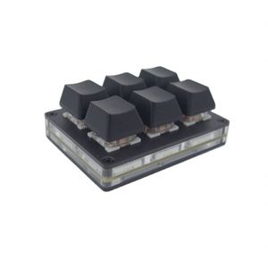 X516 Wired Mini 6-<b>key</b> <b>Keyboard</b> Mechanical Gaming <b>Keyboard</b> 6 <b>Key</b> Rgb Programming <b>Keyboard</b> for Windows Mac Ios Android - Product Image 2