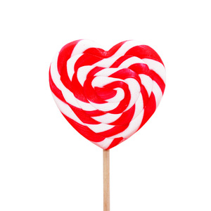 Hot Selling Factory Customized Love <strong>Heart</strong> Swirl Shaped Lollipop Hard Candy <strong>Sweets</strong> for Valentine or Casual Snacks - Product Image 1
