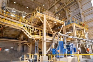 Lớp phủ bột màu xanh búa được sử dụng trong lĩnh vực máy móc xây dựng - Product Image 4