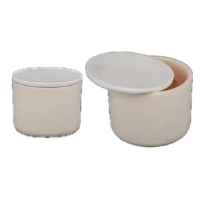 Creuset de fusion d'or en céramique d'alumine carré haute température pour laboratoire métallurgique/usage industriel, découpe de pièces céramiques - Product Image 1