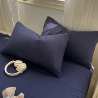 Lot de 2 taies d'oreiller en microfibre douce double brossée, sans plis, résistantes à la décoloration, respectueuses de la peau, pour la maison et l'hôtel