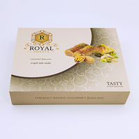 Boîte à bonbons de bonbons royaux de qualité alimentaire vide personnalisée de luxe boîte d'emballage cadeau Saint Valentin noix noyau cookie dessert dates