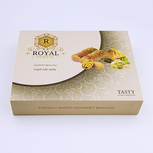 Lujo personalizado vacío grado alimenticio real dulces bombón caja de dulces San Valentín nuez kernel galleta postre fechas caja de embalaje de regalo - Product Image 3