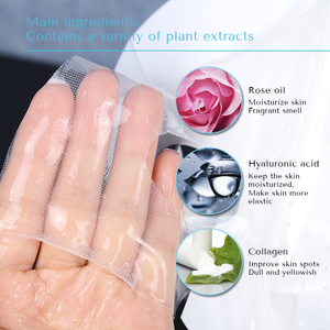 Venta al por mayor coreano cuidado <span class=keywords><strong>de</strong></span> la piel máscara facial hidratante blanqueamiento <span class=keywords><strong>hidrogel</strong></span> hoja máscara facial Gel - Product Image 4