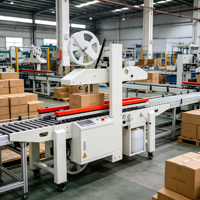 Équipement de scellage de cartons en papier kraft avec ruban gommé humide pour entrepôt logistique Poshysmart