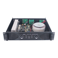 Penguat Daya Logam Profesional JBHKJ XP3500 2-Kanal 350WX2 8 Bridged 1050W Rasio Damping Tinggi untuk Panggung